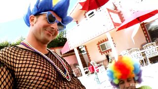 Beverly Hills gets assfucked by Steve Holmes and David P.