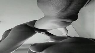 Deep Throat and Hard Fuck with a Beautiful Brunette with Big Natural