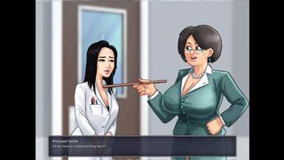 Summertime Saga: MILF Professor Walks Around The College With A Vibrator In Her Pussy-Ep73