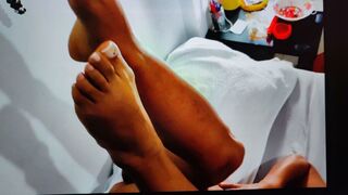 FULL LENGTH MOVIE - CUM WITH MY ADORABLE FEET WITH ADAMANDEVE AND LUPO