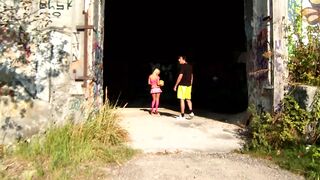 3 Cocks for a Nympho in an old German Factory