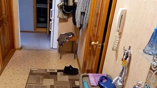 doggystyle sex and blowjob for a courier #2