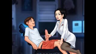 Summertime Saga: Japanese Professor Is Milking A Student In Her Office - Ep 177