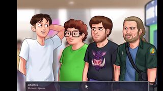 Summertime saga - the nurse gave me a handjob