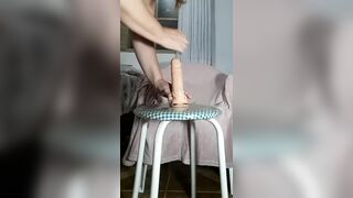 Mirelladelicia playing with the dildo