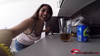 She gives him Viagra and fucks him - Miriam Prado