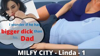 I cum into my stepmom's mouth - Milfy City - Linda - part1