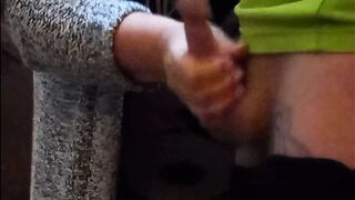 oral sex and masturbation of cock in the entrance #3