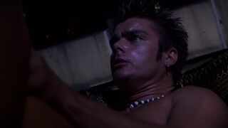 Long haired milf draws cum with her mouth from a big penis before being throbbed doggystyle