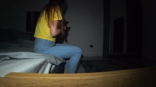 Real Cheating. Unfaithful Wife Is Having Fun With Her Lover While Her Husband Is Not At Home. Anal Sex