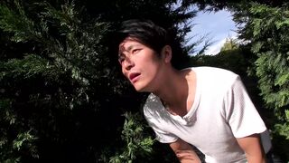 ASIAN JAPANESE PORN BABE GETS PUSSY CUMSHOT AFTER A FUCK ON