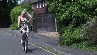 Horny Blonde Bicycler Gets Fucked By Mechanic