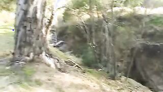 Redhead MILF Sucking Off Two Guys