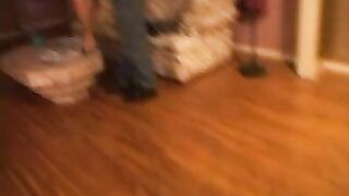 Naked Blonde MILF Stripping