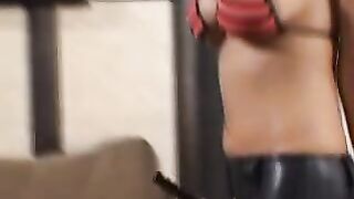 Busty Wife Toy Fucking Her Cooter