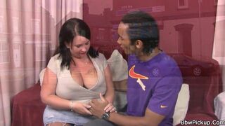 Busty plumper picked up on the street