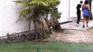 Fuck date with busty ebony plumper