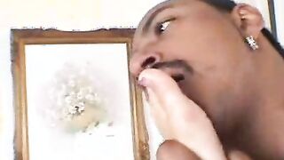 Latina Black Cock Crammed