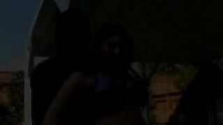 Pretty Babe Interracial Tease