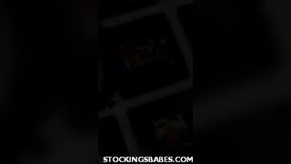 Stocking Clad Ladies Having a Three-way