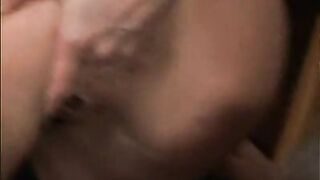 Stocking Babe Enjoys Hot Oral