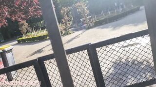 A day in Paris with a fan - he fucked my face in the toilets