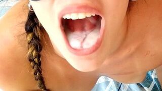 Deep throat, anal fuck for my stepdaddy and cum swallow!!!!!