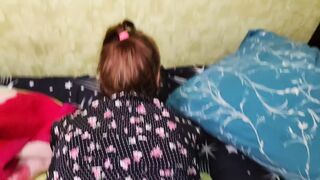 The wife was wildly fucked at night