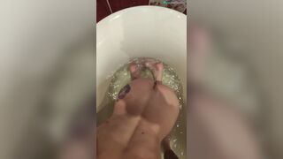 Cutie Deepthroats Cock In The Bathroom, Doggystyle & Orgasm
