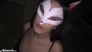 Brunette Sensual Sucking Her Boyfriend's Dick and Taking Cum