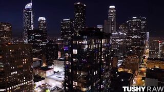 TUSHYRAW – Sexy brunette loves getting her ass gaped for you