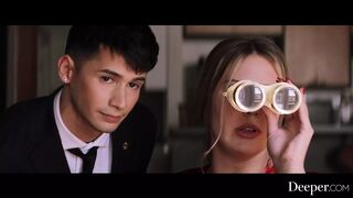 Deeper. Avery watches married neighbor cheat with sexy Anya