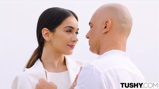 Tushy - Stunning Beauty Ginebra And Her Boss Have Intense Anal Sex