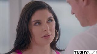 TUSHY Anal-curious Keira has special surprise for boyfriend