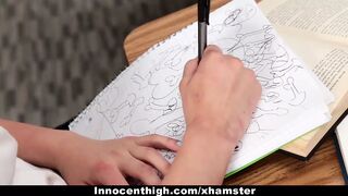 InnocentHigh - Petite Schoolgirl Loves Her Teacher's Dick