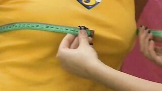 Lesbian teens in the studio