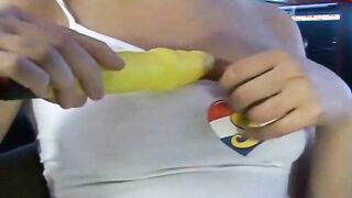 Masturbating in a sex shop