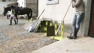 Fucking in the stable