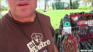 Beautfiul blonde GF is talked into stripping in public