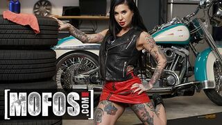 Mofos - Stunning Tattooed Babe Joanna Angel Fucked Hard & Squirts All Over