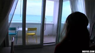 Beautiful busty Latina Vinette Ricci loves rough doggy