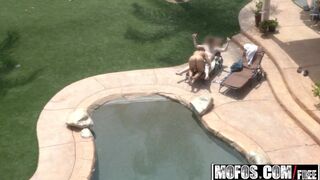 Alison Tyler - Poolside Banging - Drone Hunter