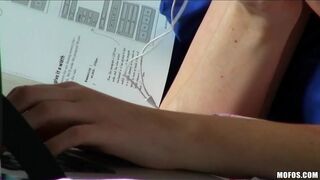 Mofos - Alana Rains is caught camming her BF