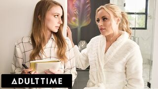 ADULT TIME - Blonde Cuties Anna Claire Clouds Orgasms With The Help Of Laney Grey!