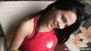 Fucking herself hard