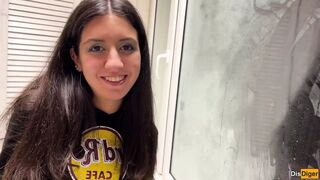 A Cute Girl at a Party Suggested Sex on the Balcony While Her Boyfriend Wasnt Looking.