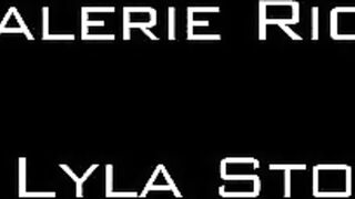 Val and Lyla in Bed Licking Feet and Eating Pussy