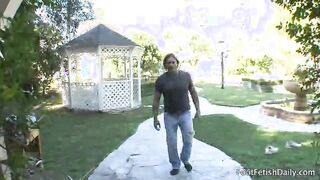 Hope and Riley get their toes and pussies sucked and fucked