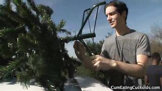 Hydii May Sucking That Black Cock for the Holidays