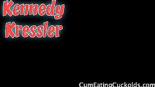 Kennedy Kressler and Her Cuck Husband Share a Black Dick